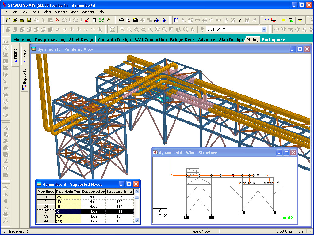 Structural analysis Software - BENTLEY SYSTEMS - STAAD.Pro